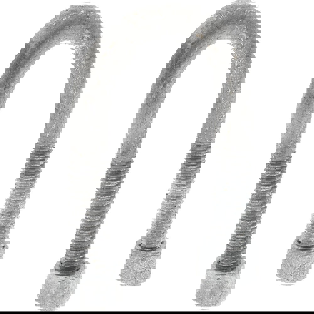 Round U-Bolt: Without Mount Plate, 3/8-16 UNC, 1-1/4